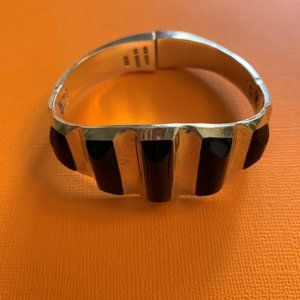 STERLING SILVER & ONYX BRACELET